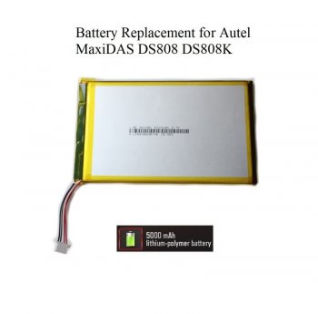 Battery Replacement for Autel MaxiDAS DS808 DS808K DS808TS BT